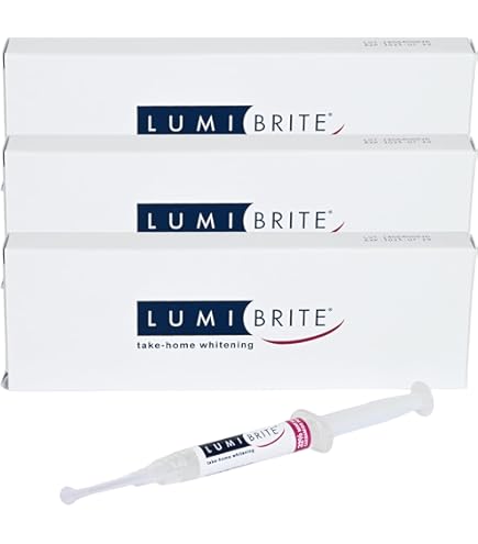 Amazon.com: Lumibrite Teeth Whitening Gel 32% 6 Syringe Pack